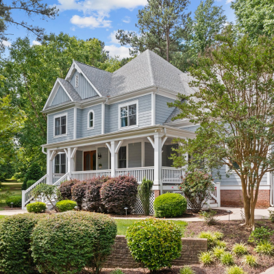 Exterior of a property with unique architectural features